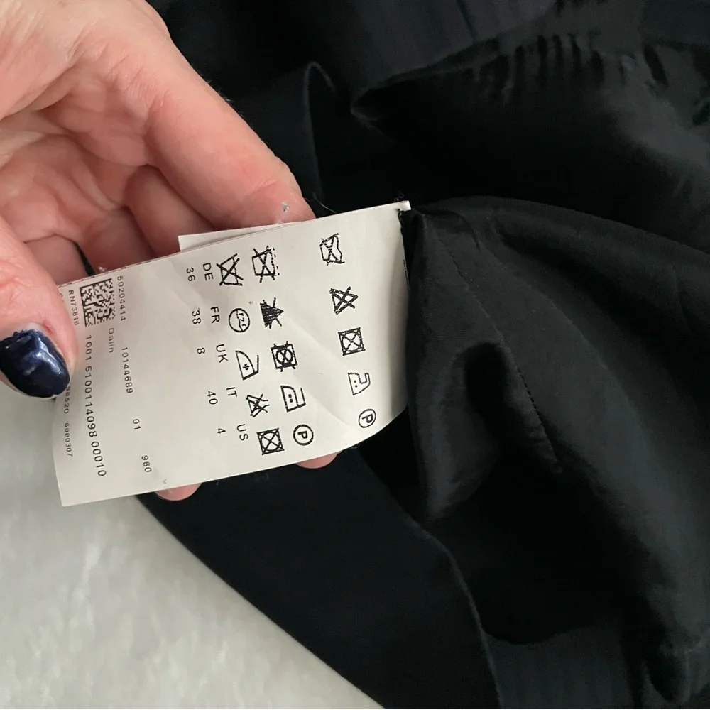 Elegant Black office Dress - Picture 6 of 7